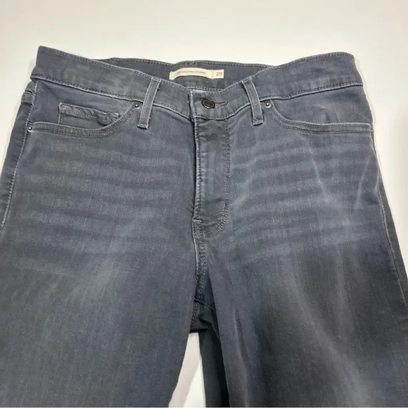 Levi’s 311 Shaping Skinny Jeans Women’s Juniors 29 Black Wash Logo - Picture 5 of 16